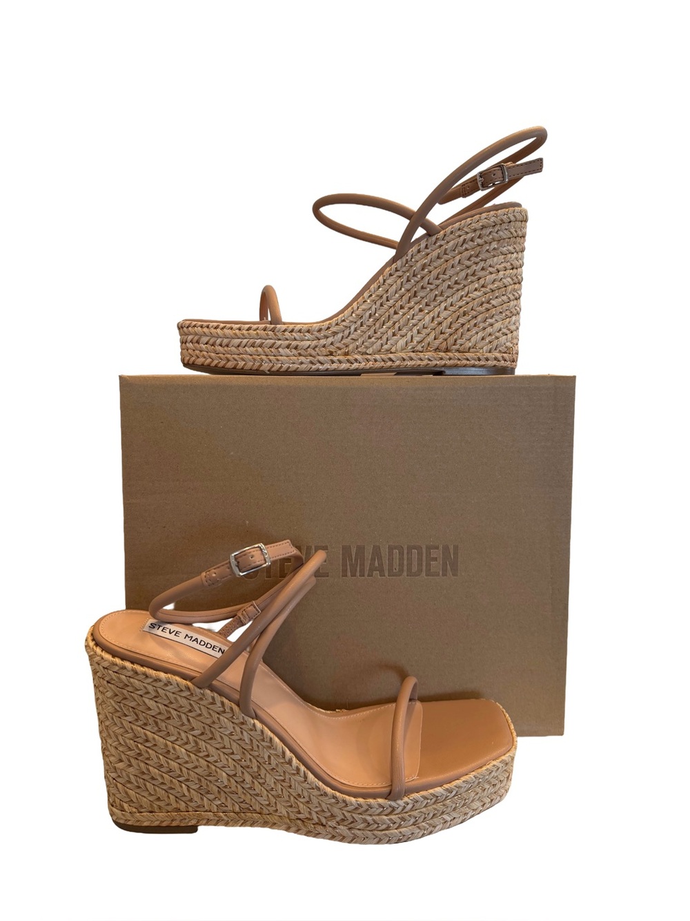 Steve Madden Unify Platform Wedge Espadrille Sandals, Natural Multi Size: 11 NWT - Picture 5 of 7